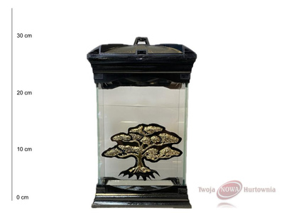 Znicz Ignis Glass Art Szkatuła 2 Drzewko 29 cm