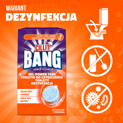 CILLIT BANG tabletki do WC Original 6 szt.
