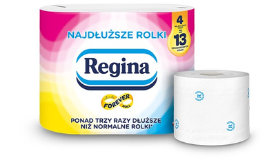 REGINA Najdłuższe Rolki papier toaletowy 4 rolki