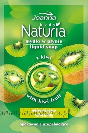 JOANNA NATURIA ZAPAS KIWI FOLIA MYDŁA W PŁYNIE 300ML