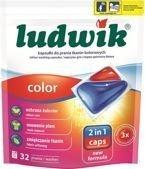 LUDWIK Kapsułki do prania tkanin COLOR 2 in 1 caps