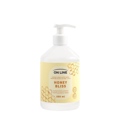 ON LINE kremowe mydło do ciała i rąk Honey Bliss