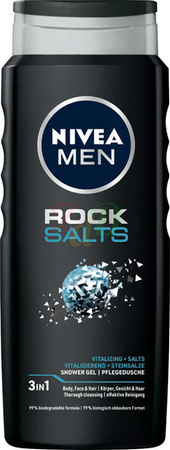 NIVEA MEN Rock Salts żel pod prysznic 500ml 