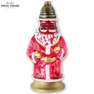 Znicz świąteczny Boże Narodzenie Mikołaj 41 cm