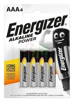 ENERGIZER Alkaline Power bateria  AAA LR03 4 szt.