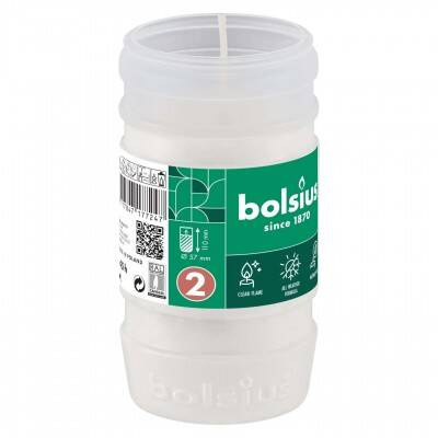 BOLSIUS wkład do zniczy NR 2 2D RP2 45h - 20 szt.