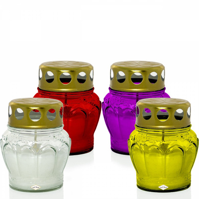 Znicz Polski Z329 mały zalewany szklany 9 cm