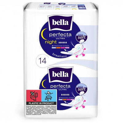 BELLA Perfecta Night Extra Soft podpaski 14 szt.
