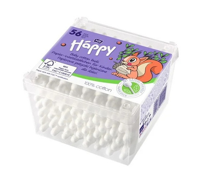 BELLA HAPPY patyczki higieniczne papierowe 56 szt.