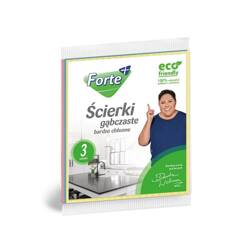 Forte+ Ścierki gąbczaste Eco Friendly 3 szt.