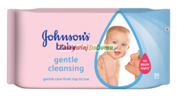 JOHNSON'S BABY Gentle Cleansing chusteczki dla dzieci 56 szt.