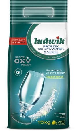 LUDWIK 5-funkcyjny proszek do zmywarek 1,5 kg