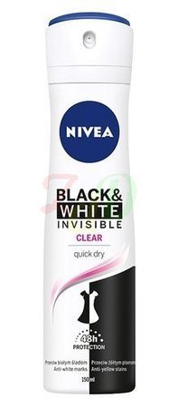 NIVEA Invisible Clear 48h dezdodorant spray 150 ml