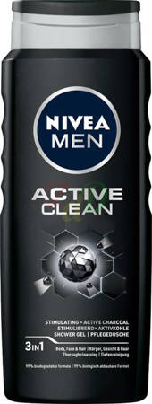 NIVEA MEN Active Clean żel pod prysznic 500 ml
