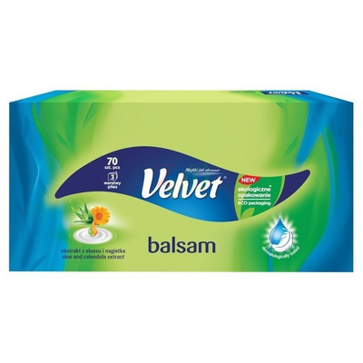 VELVET Balsam Chusteczki uniwersalne 70 sztuk